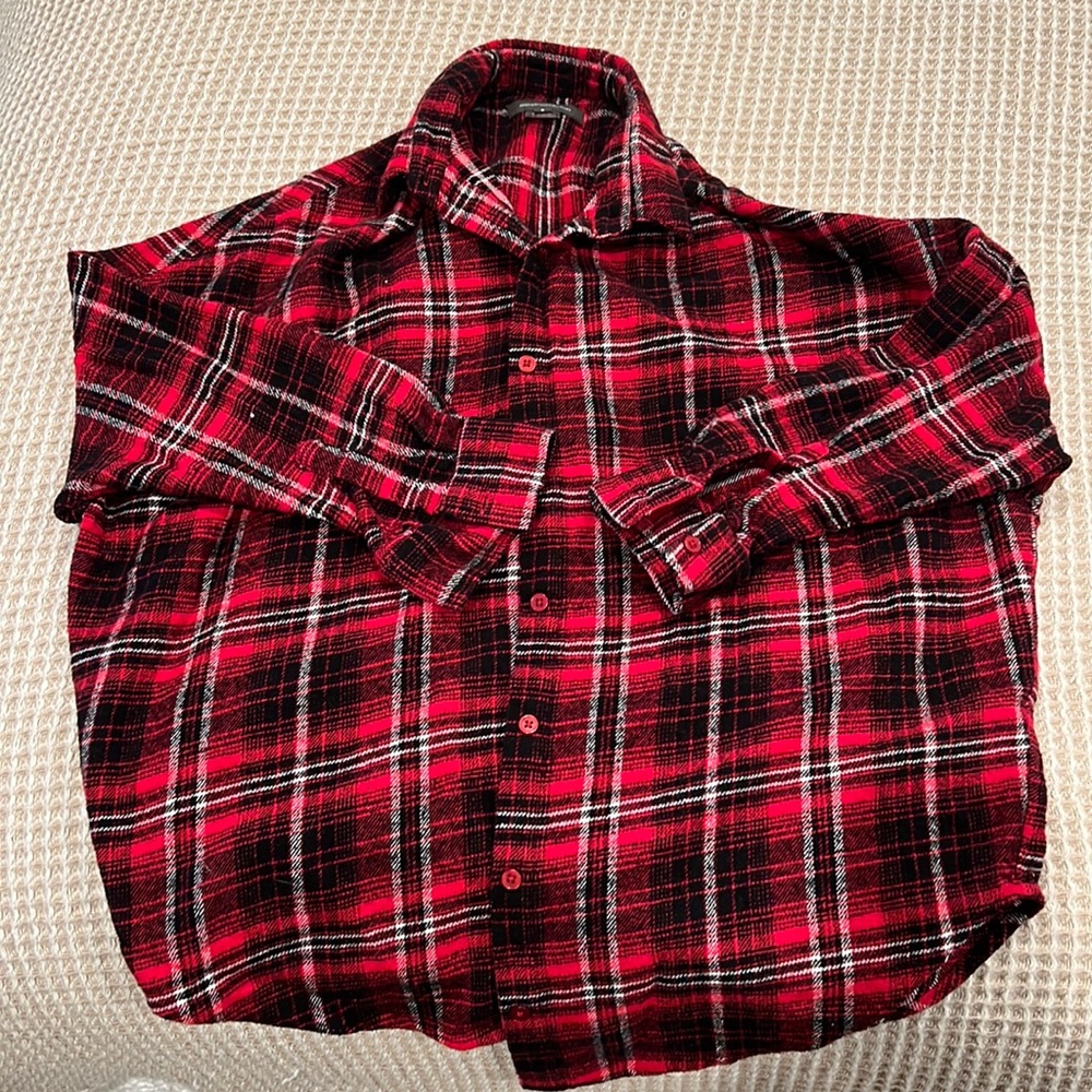 French Connection flannel button down
